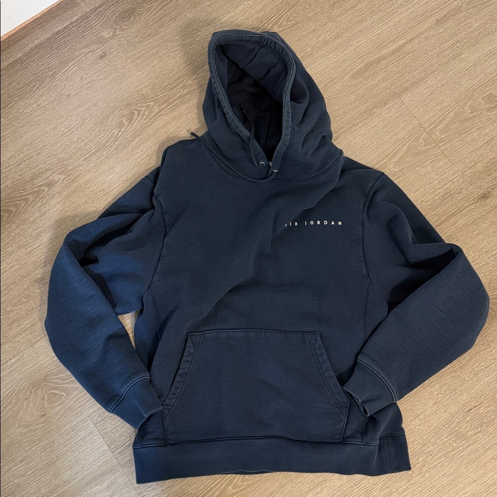 Nike Air Jordan X Union Men's Navy Crewneck Pullover Hoodie